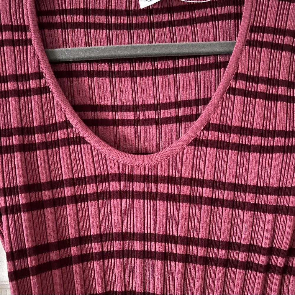 WHBM Striped Rib-Knit Pullover - Picture 5 of 6